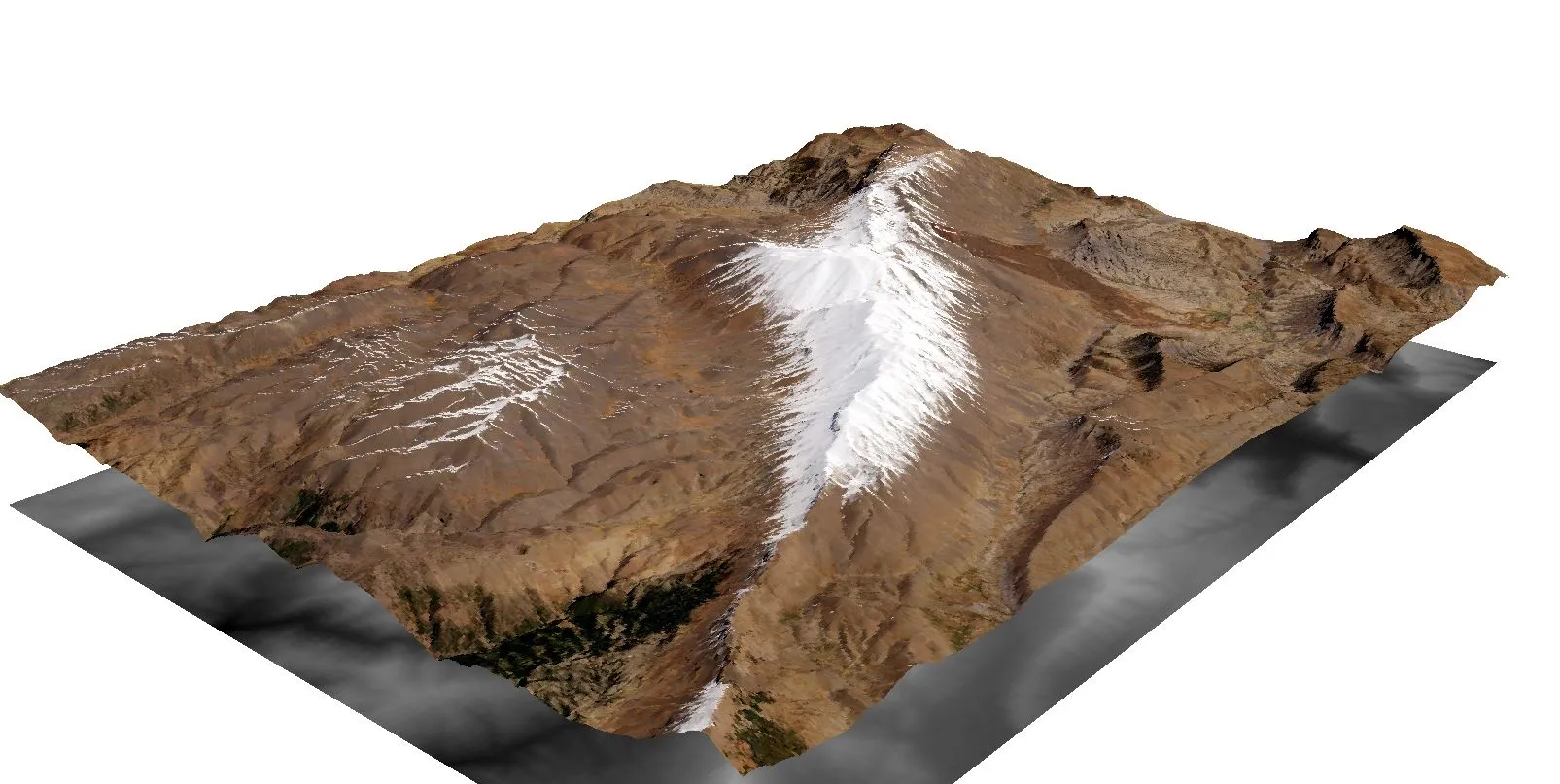 Création d'une Vue 3D de Jbel Bouiblane avec ArcScene et Données Sentinel-2