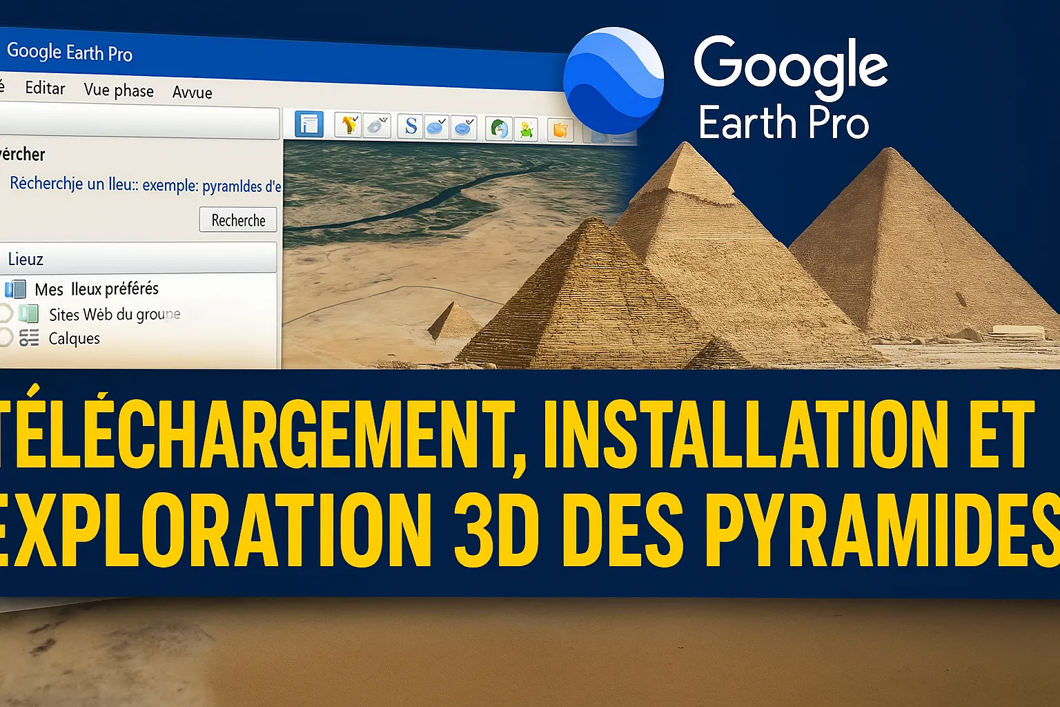 Google Earth Pro: 1- Téléchargement et installation