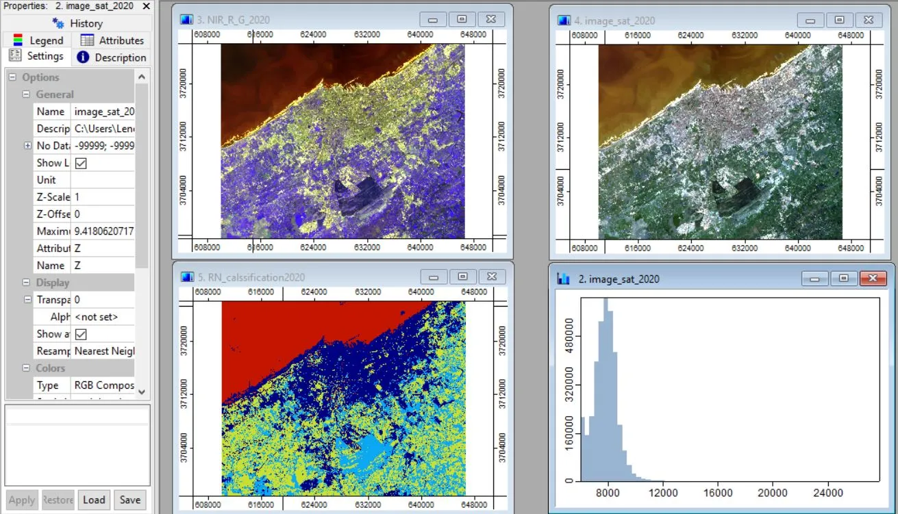 SAGA : Bibliothèque pour la classification des images satellitaires